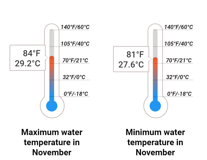 Average Sea temperature